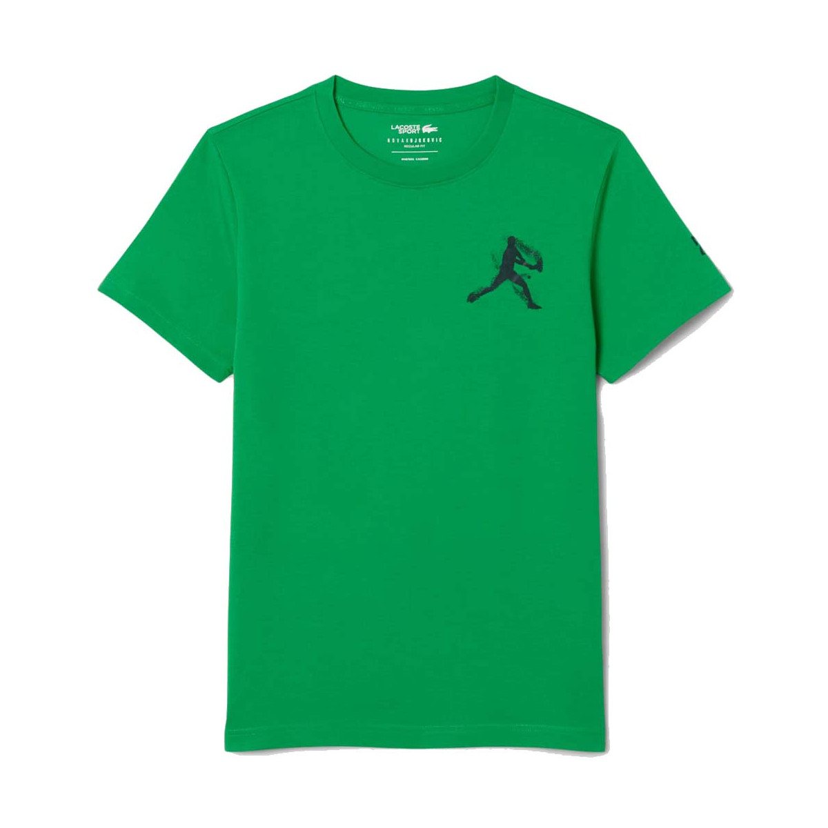 Pak T-Shirt + Lacoste Tennis Pet x Novak Djokovic Groen