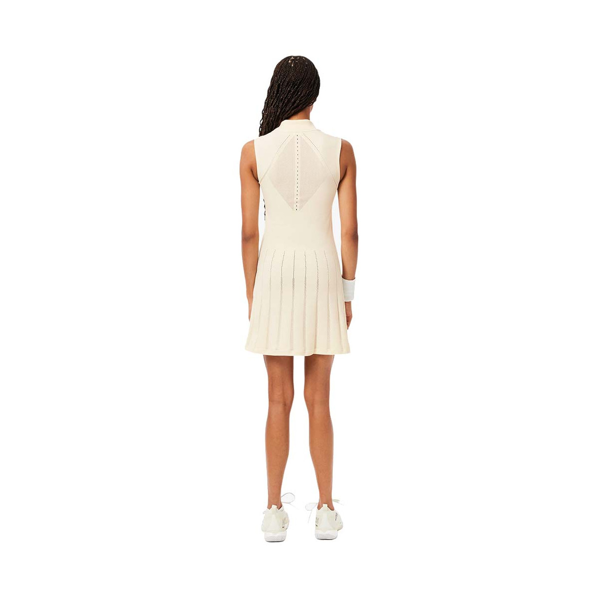 Lacoste Tennis Stretch Jurk Dames Zwart