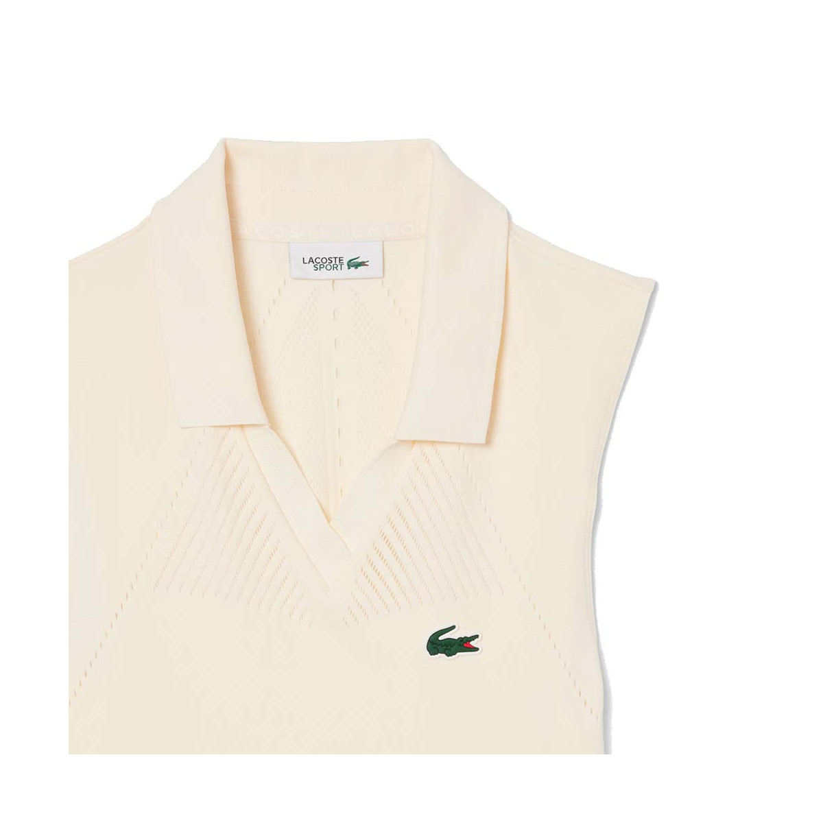 Lacoste Tennis Stretch Jurk Dames Zwart