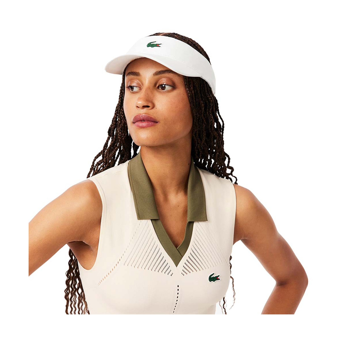Polo Lacoste Dames Zonder Mouwen Zwart