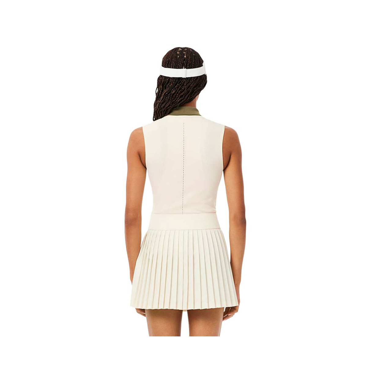 Polo Lacoste Dames Zonder Mouwen Zwart