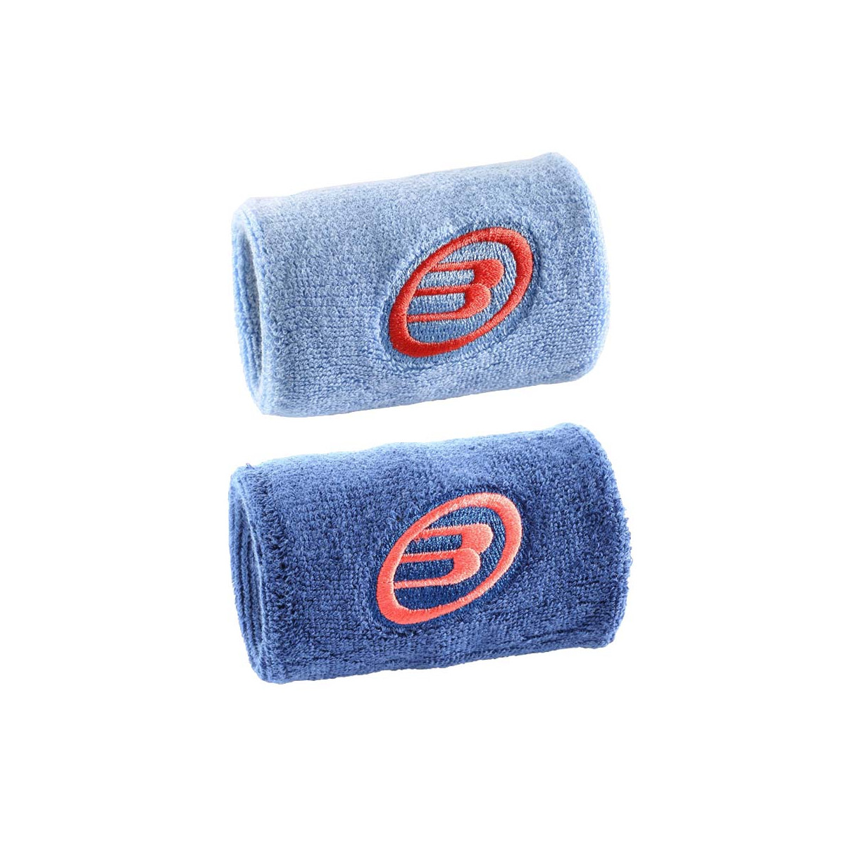 Wristbands Bullpadel Wit / Marineblauw x 2