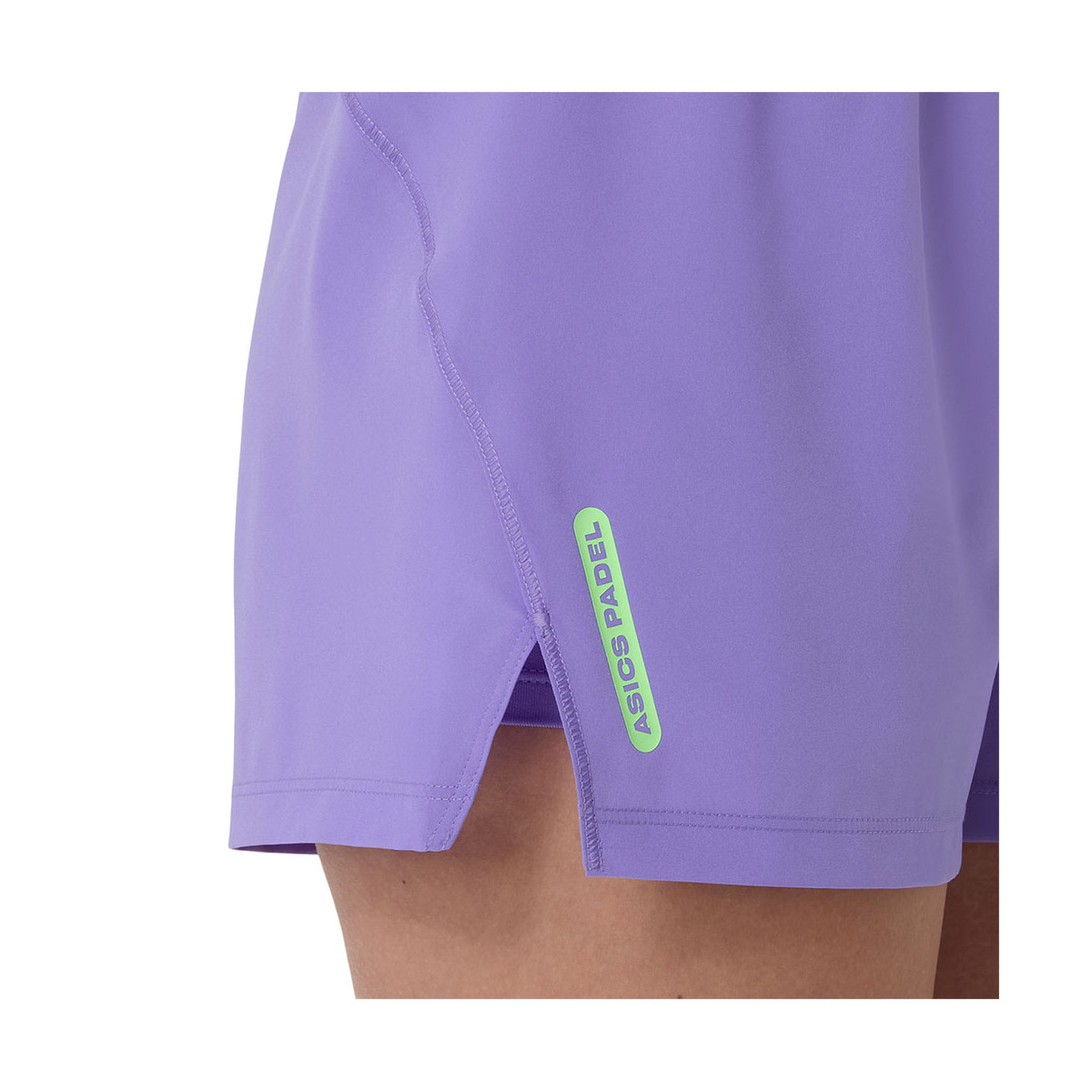 Asics Court 2-in-1 Dames Short Zwart