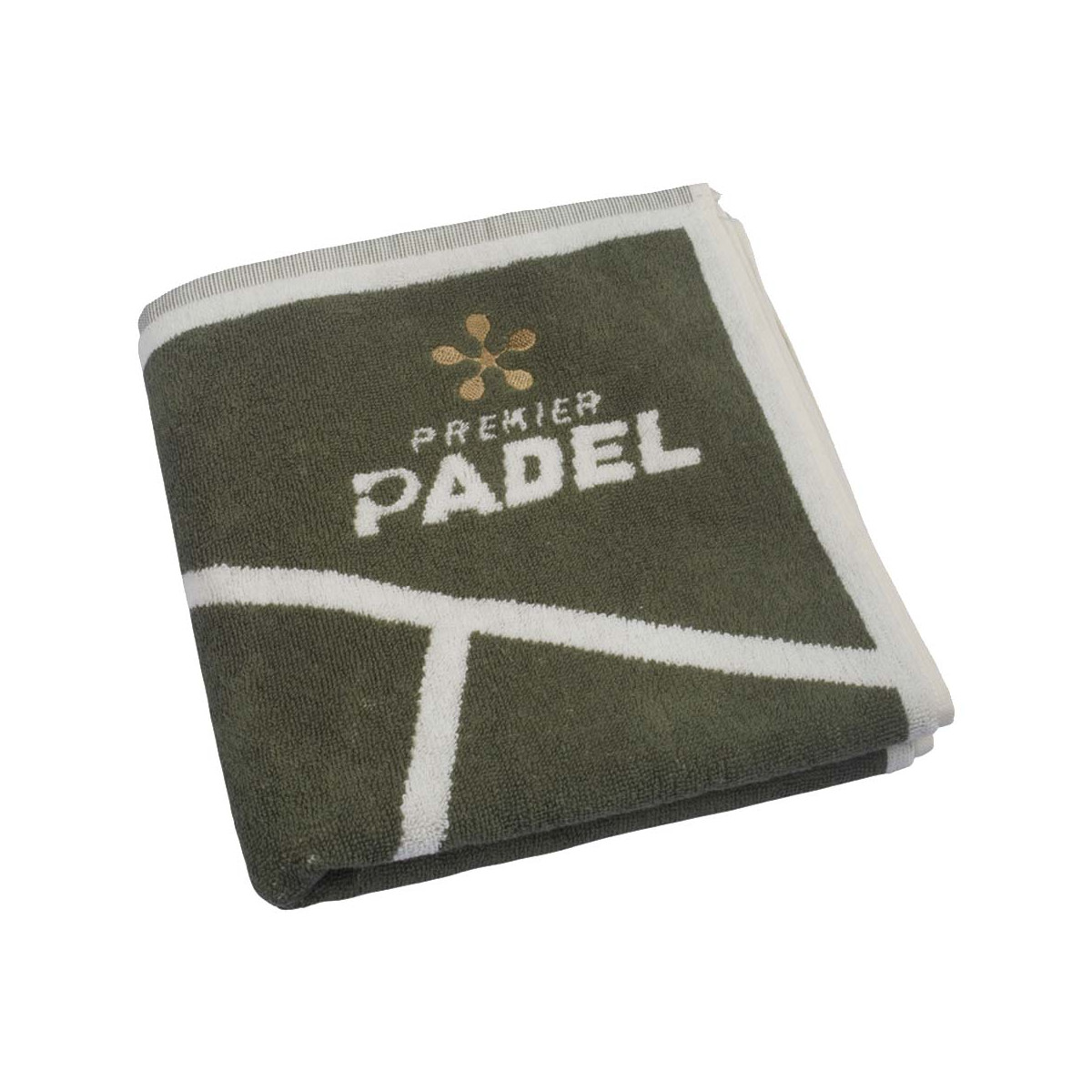 Bullpadel Premier Padel handdoek Kaki/Beige 100x50
