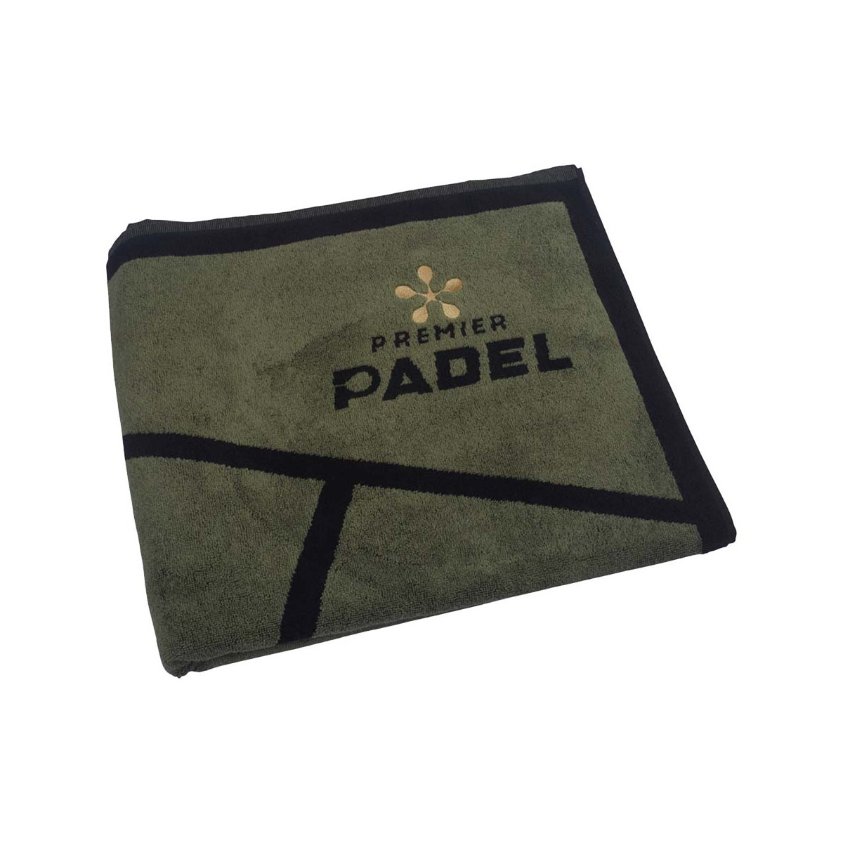 Bullpadel Premier Padel handdoek Kaki/Beige 150x90