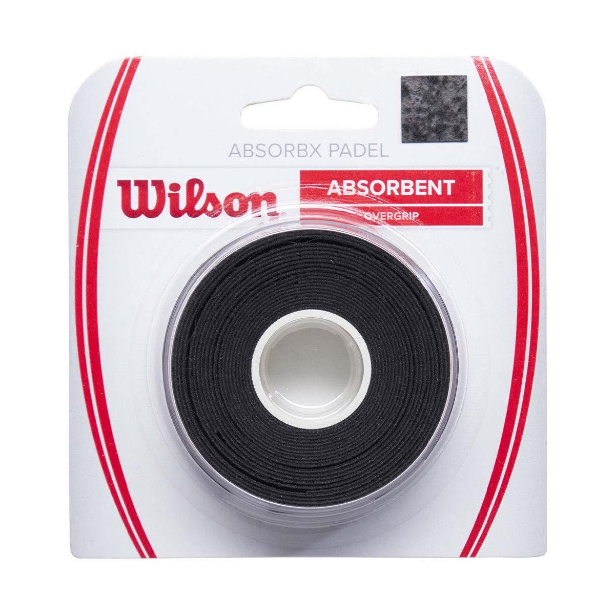 Wilson Overgrip AbsorbX Padel Overgrip Rood x 3