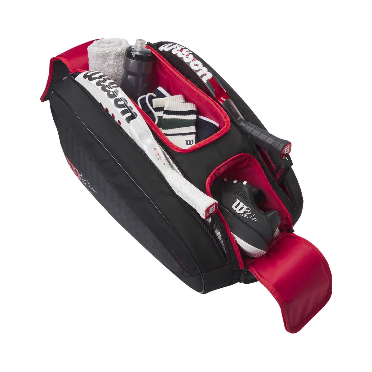 Wilson BELA Super Tour Zwart / Goud Padel tas