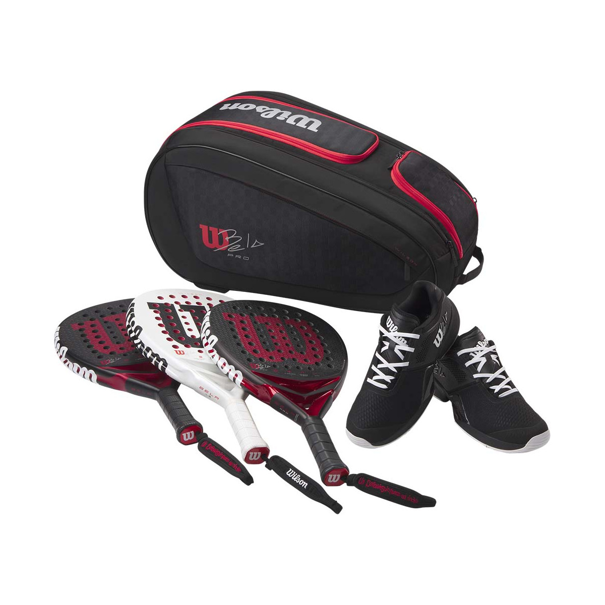 Wilson BELA Super Tour Zwart / Goud Padel tas