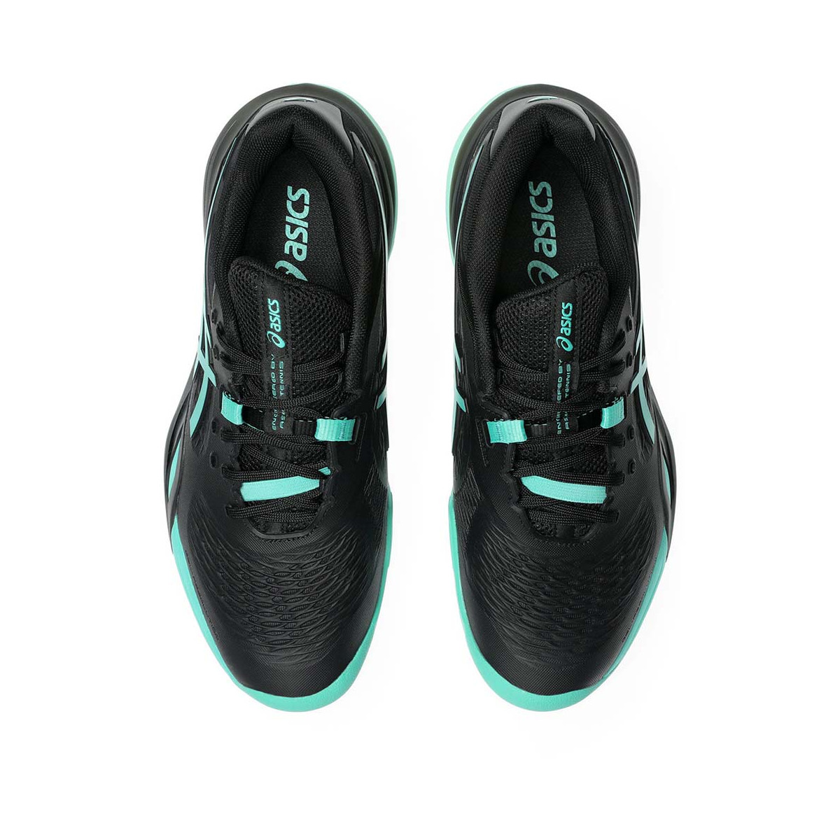 Asics Gel Resolution X Clay Zwart / Groen Schoenen