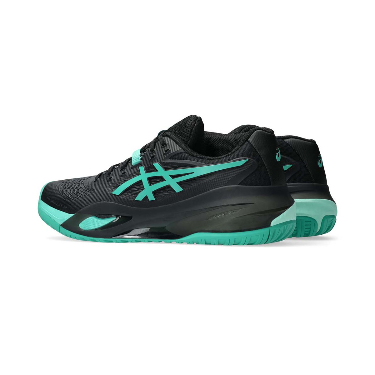 Asics Gel Resolution X Clay Zwart / Groen Schoenen