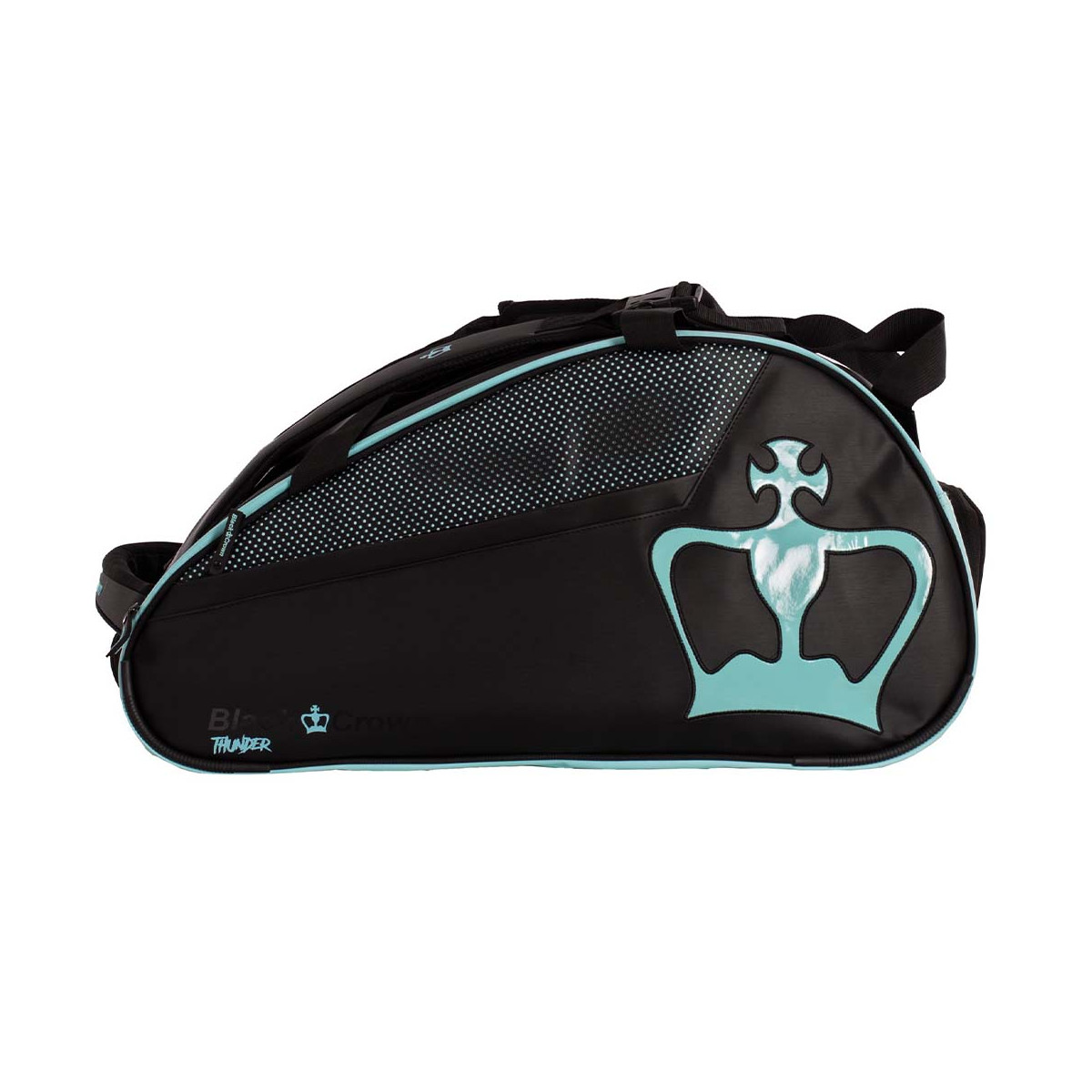 Black Crown Thunder Zwart / Turkoois padeltas
