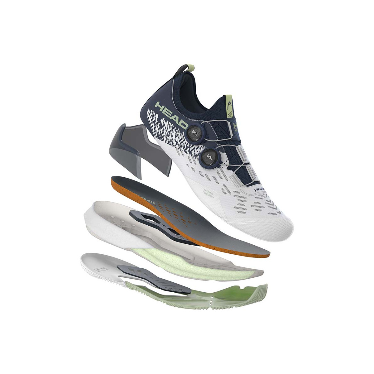 Head Motion Pro BOA Padel Zwart schoenen