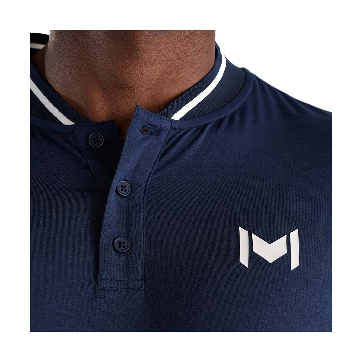 Mouratoglou Match Melbourne Polo Wit / Blauw