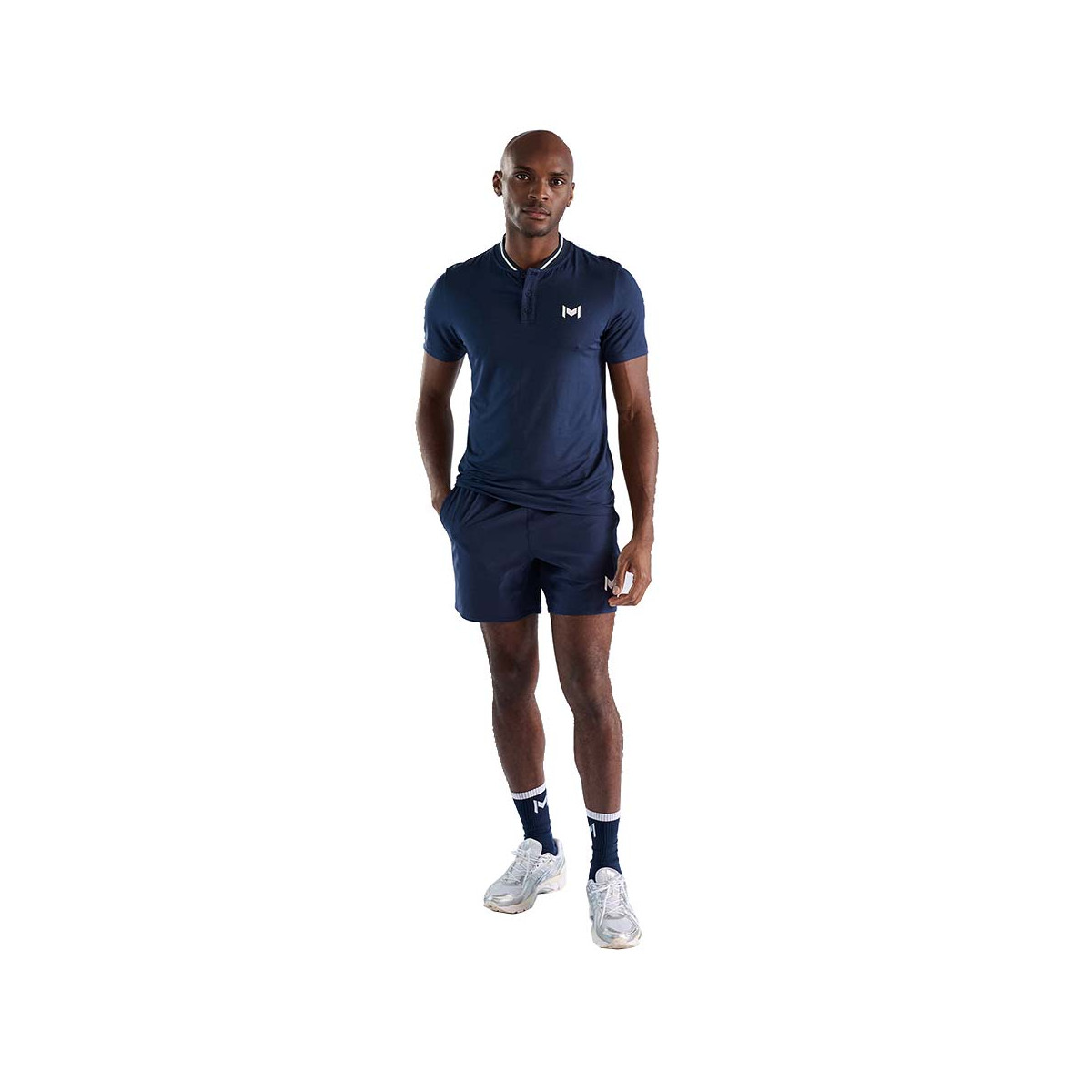 Mouratoglou Match Melbourne Polo Wit / Blauw