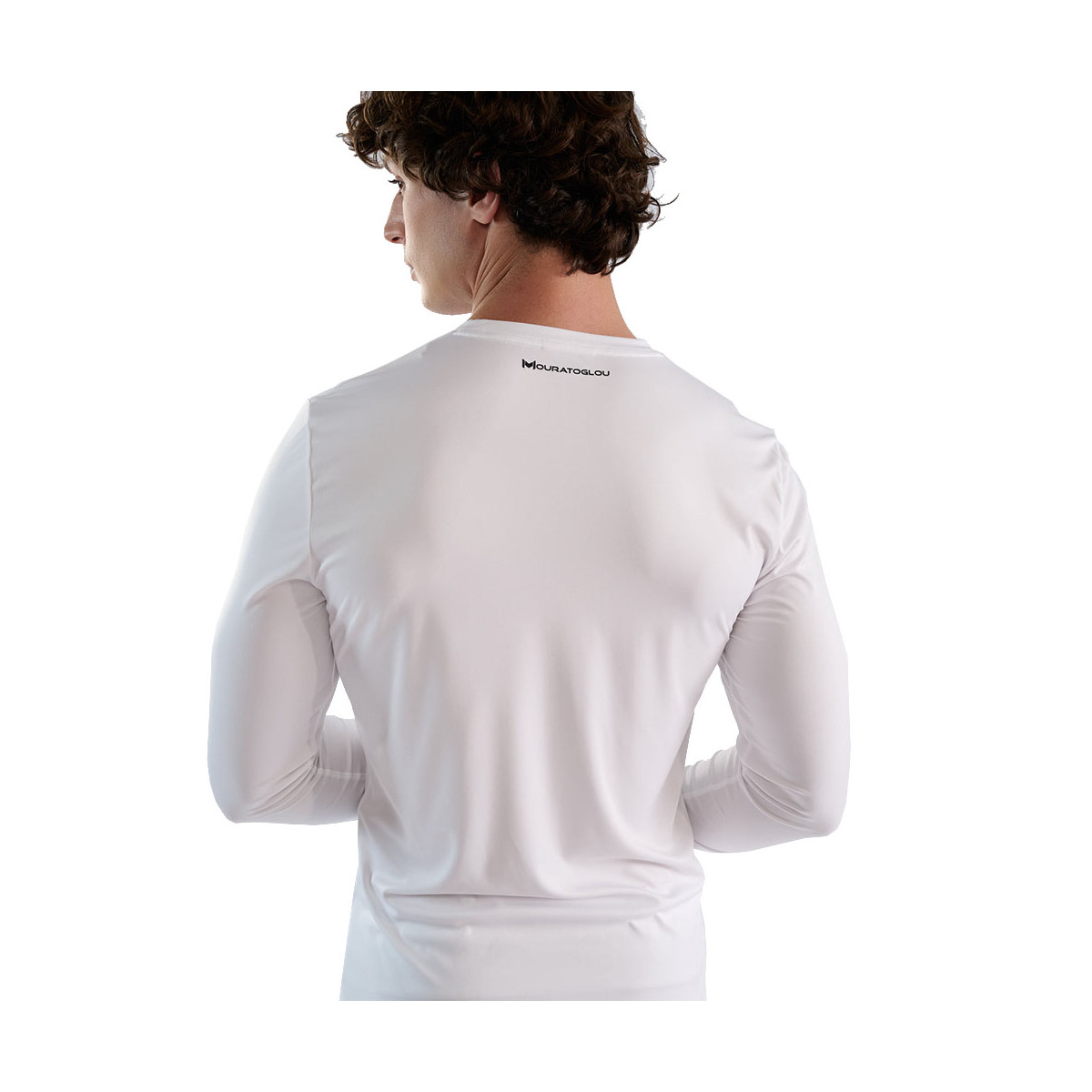 Mouratoglou T-shirt lange mouwen marineblauwe
