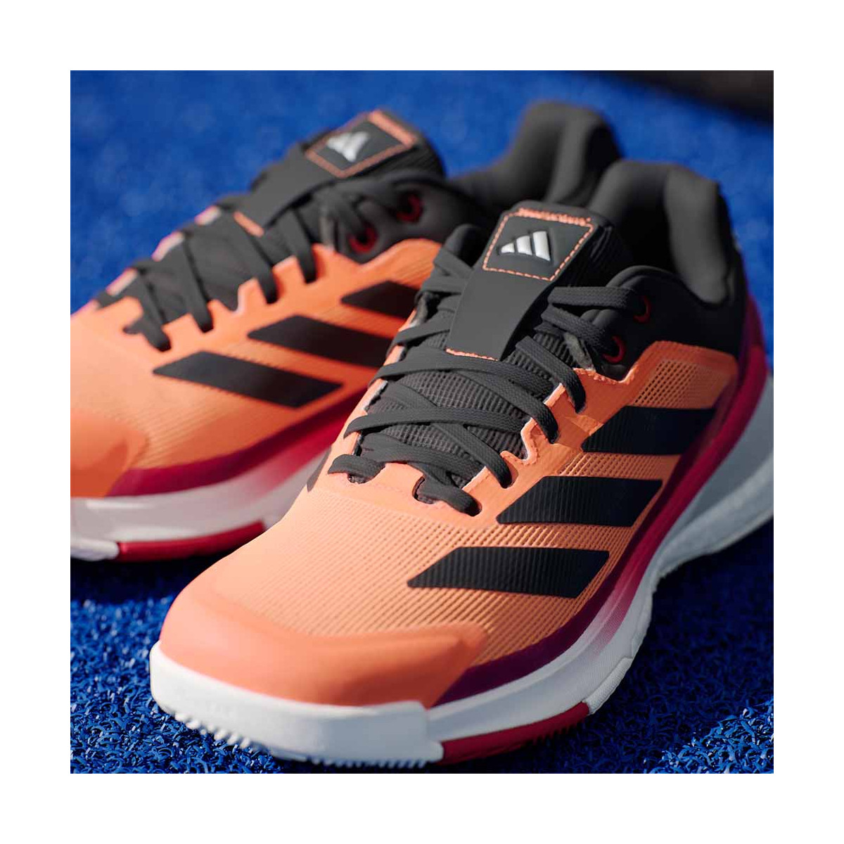Adidas Crazyquick Boost Padelschoenen Wit / Zwart / Groen