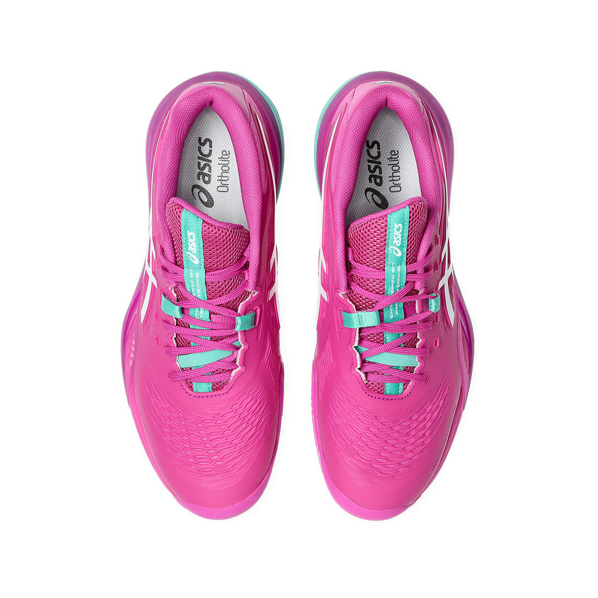 Asics Gel Resolution X Clay Zwart / Groen Schoenen