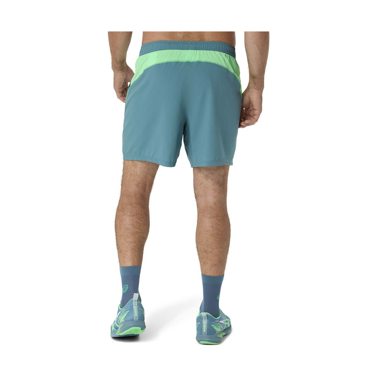 Asics Padel Court Shorts Cr&egrave;me / Groen
