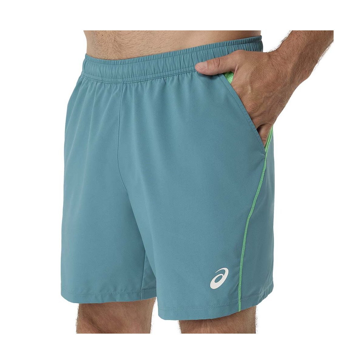 Asics Padel Court Shorts Cr&egrave;me / Groen