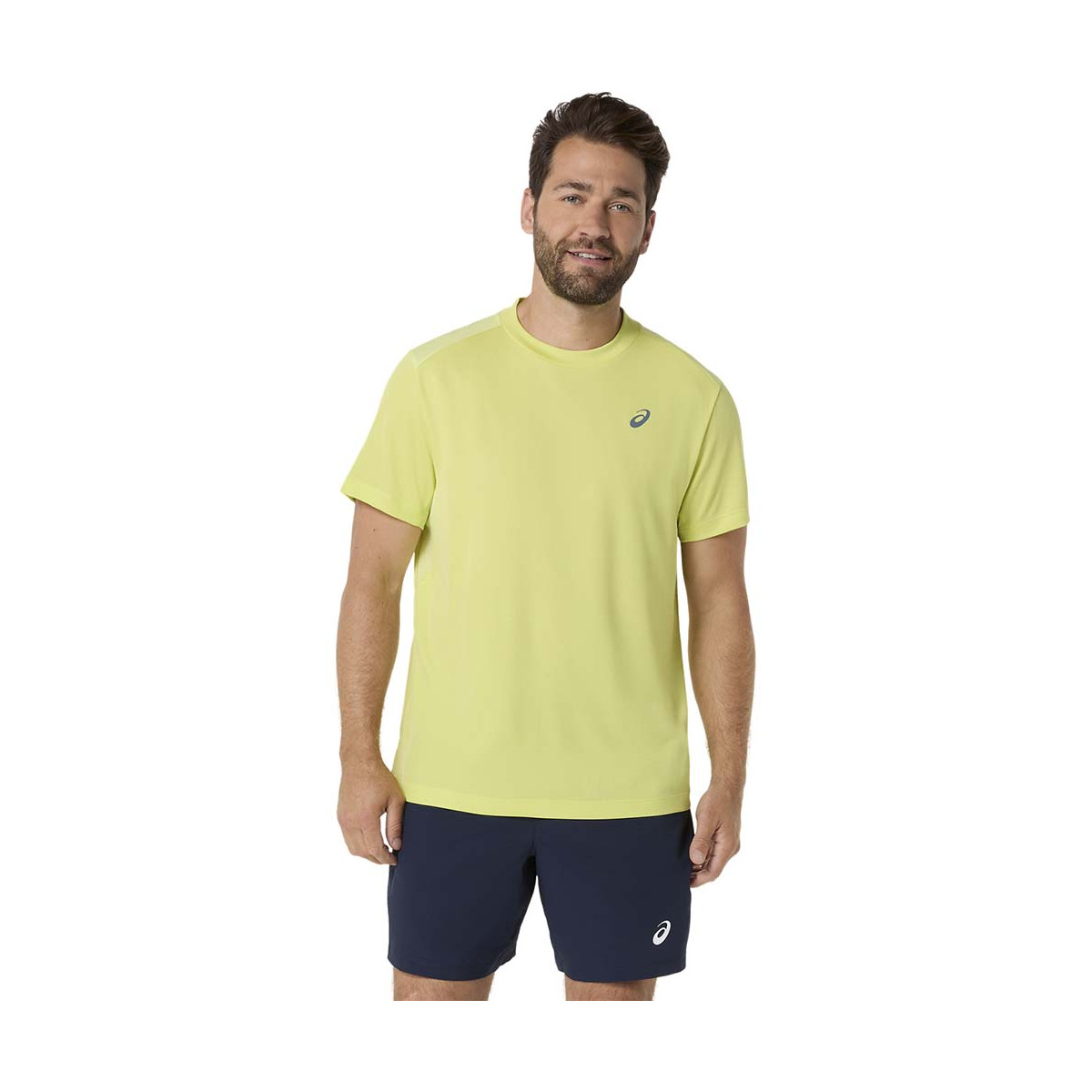 Asics Court SS T-Shirt Geel