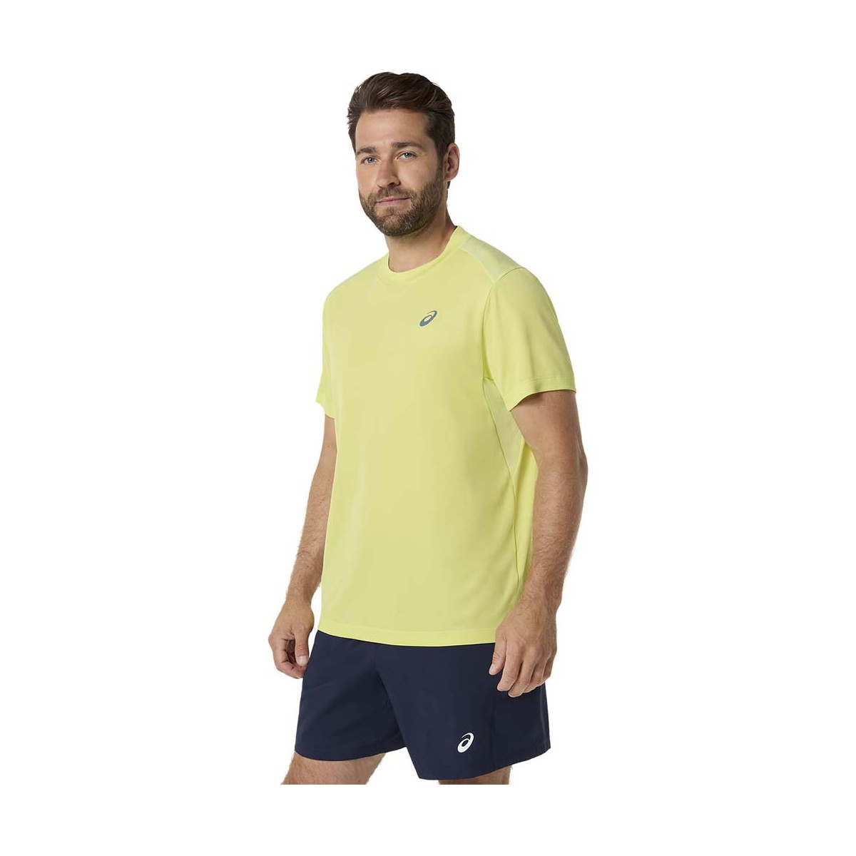 Asics Court SS T-Shirt Geel