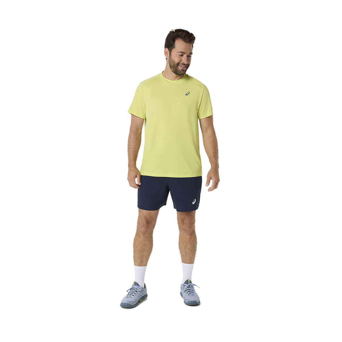 Asics Court SS T-Shirt Geel
