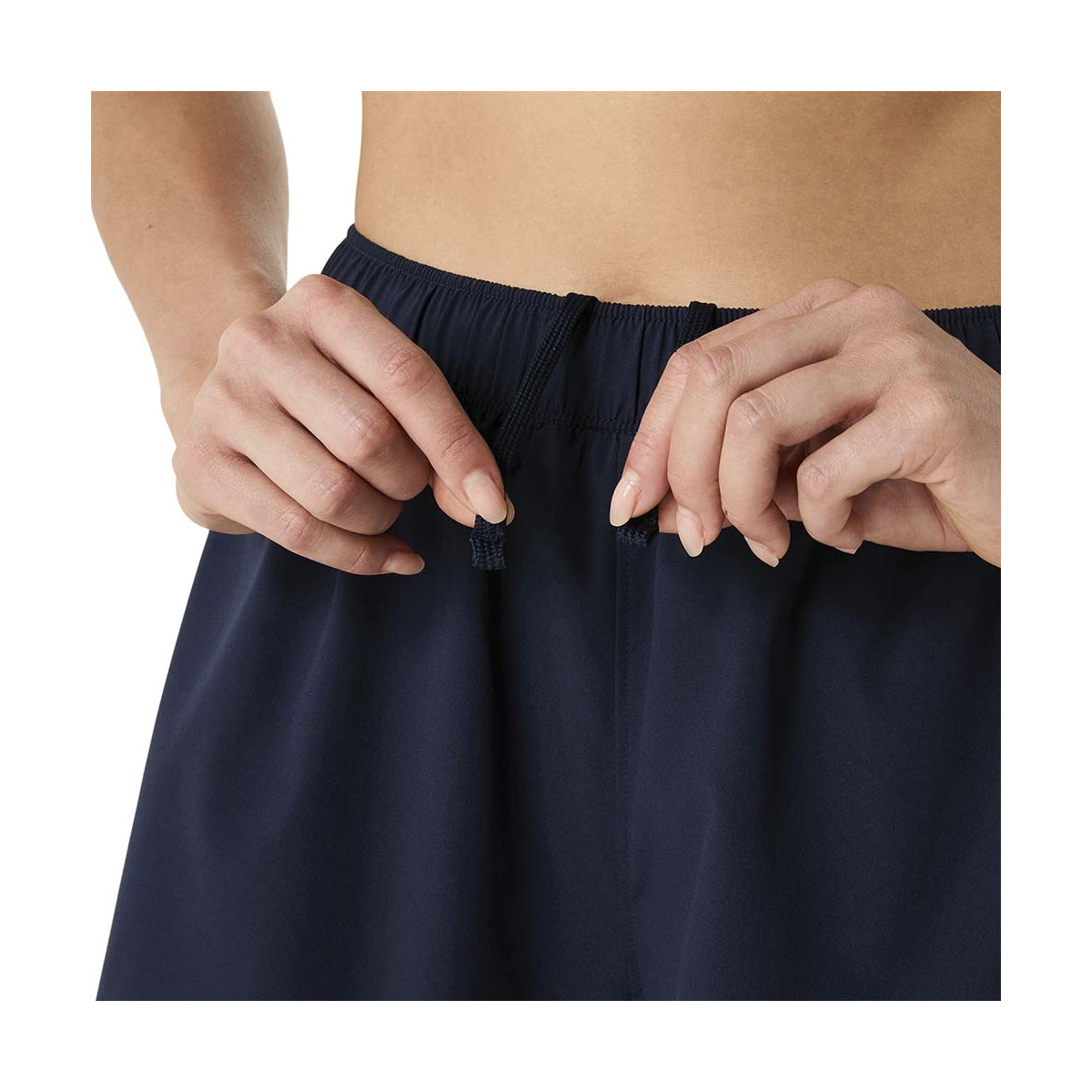 Asics Court 2-in-1 Dames Short Zwart