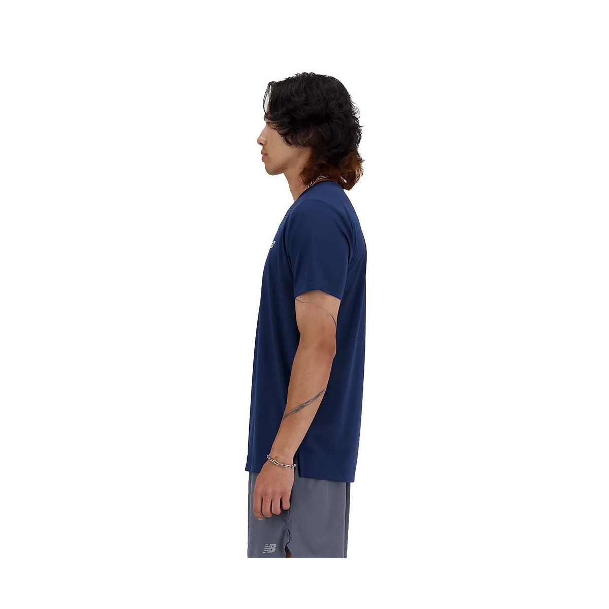 New Balance Essentials T-shirt Blauwgrijs