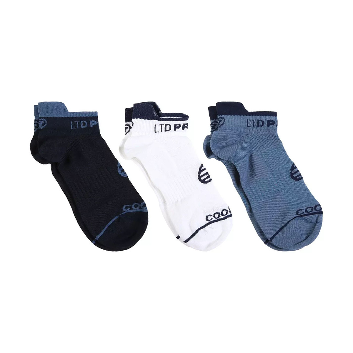 Bullpadel BP26PR U2 Marineblauw/Wit/Blauwe Sokken (3 paar)