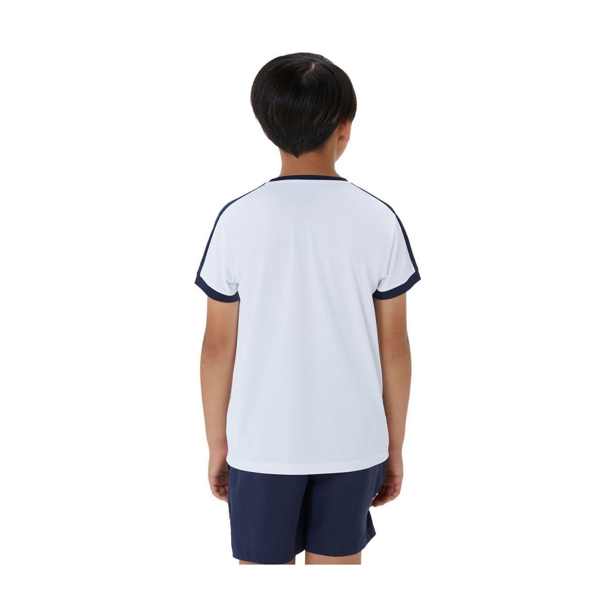 T-Shirt Asics Jongens Cr&egrave;me / Blauw