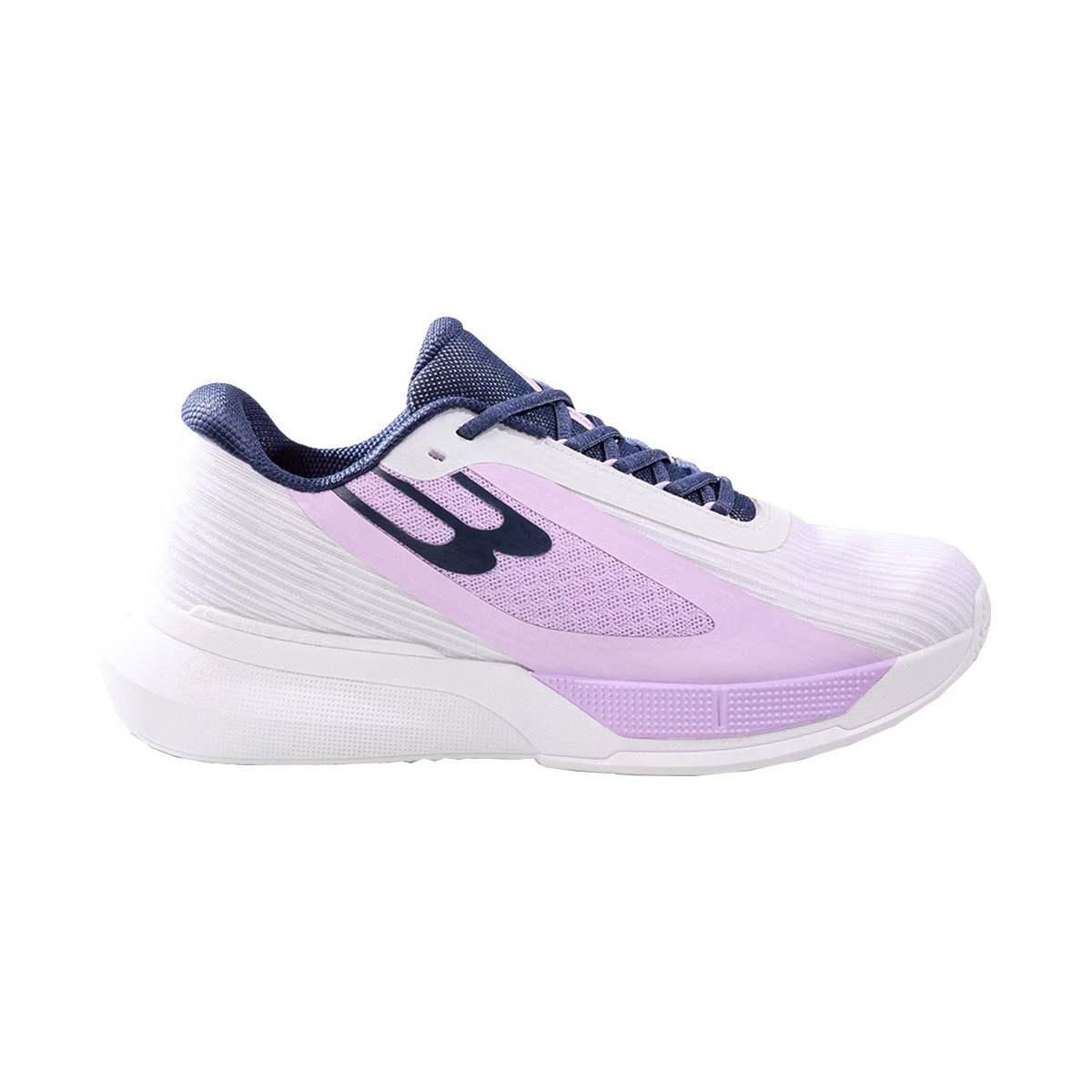 Bullpadel Flow 25V Damesschoenen Wit/Marineblauw