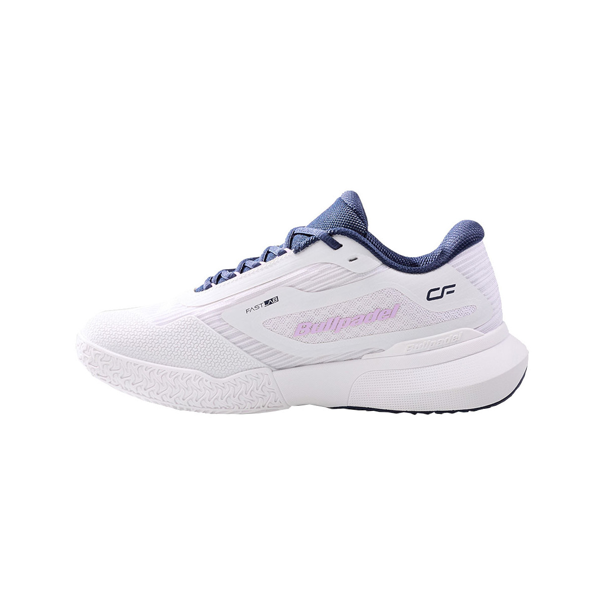 Bullpadel Flow 25V Damesschoenen Wit/Marineblauw