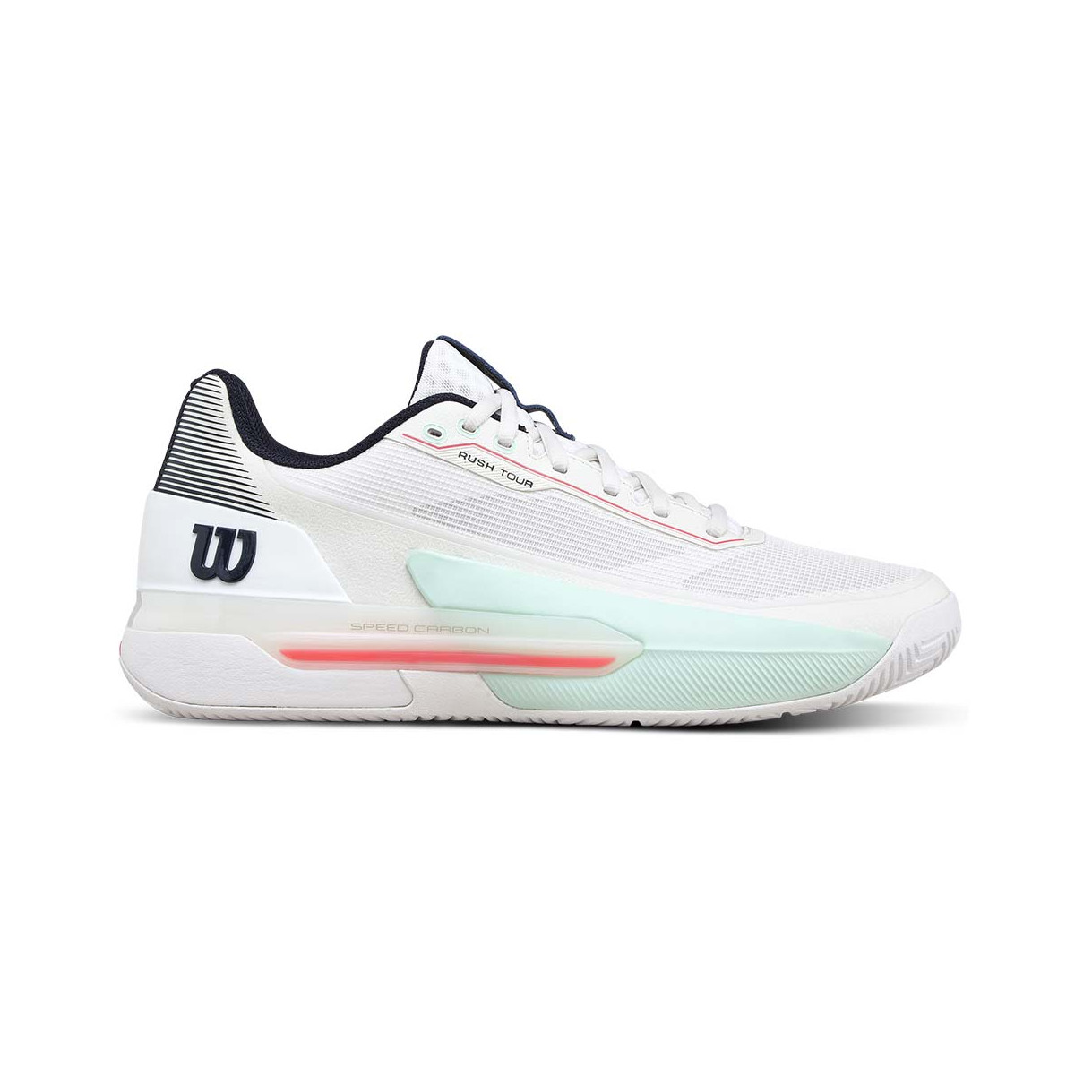 Wilson Rush Tour 5 Wit / Blauw schoenen