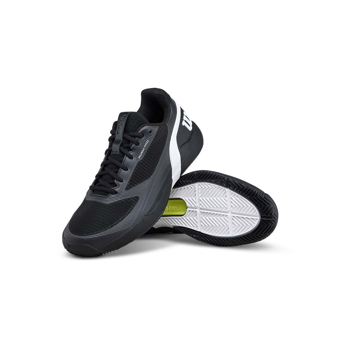 Wilson Rush Pro 5 Wit / Pastelgroen schoenen