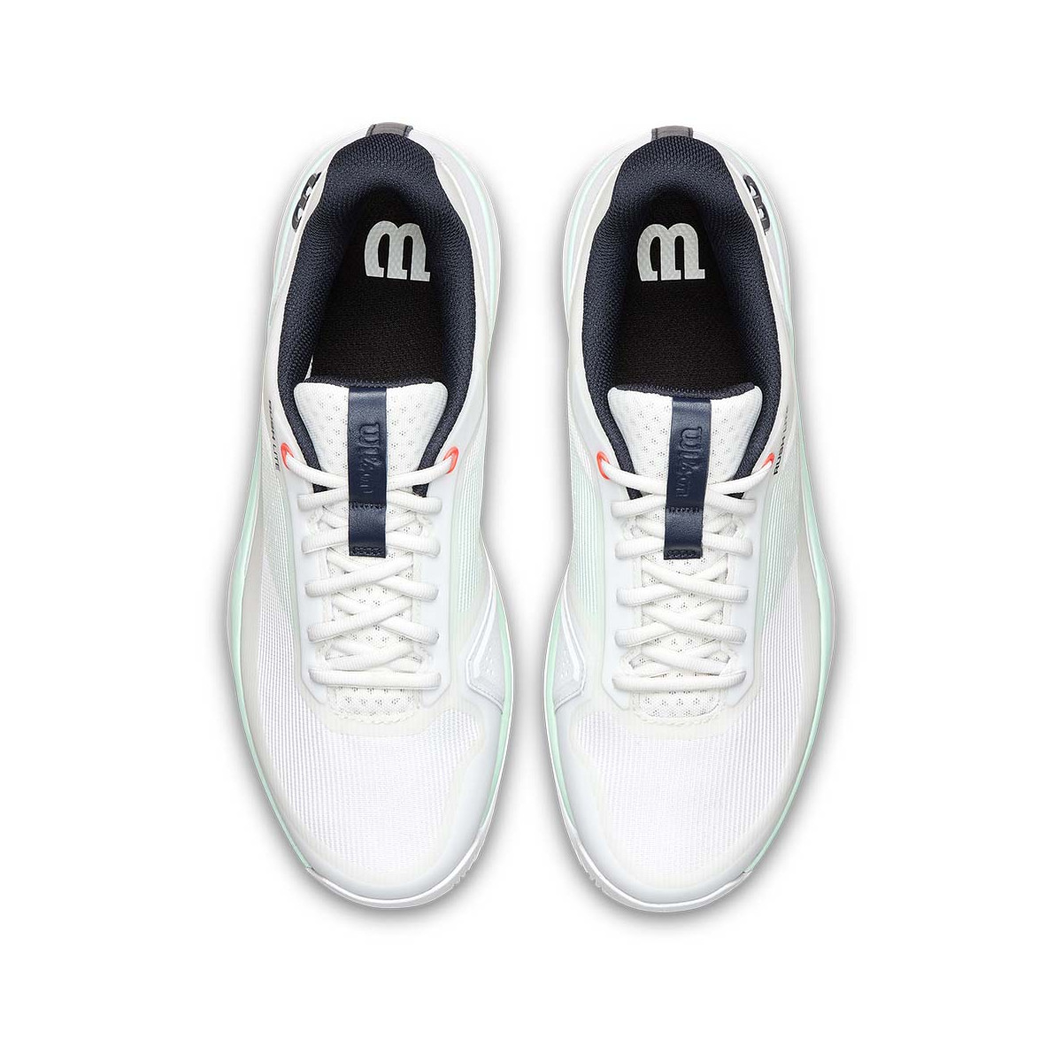 Wilson Rush Pro 5 Wit / Pastelgroen schoenen