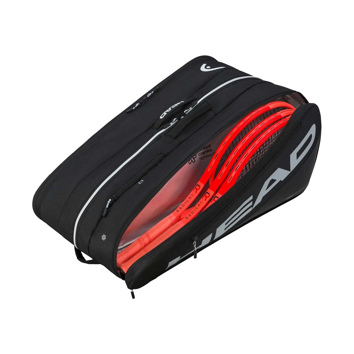 Head Tour XL Zwarte Tennistas 12R
