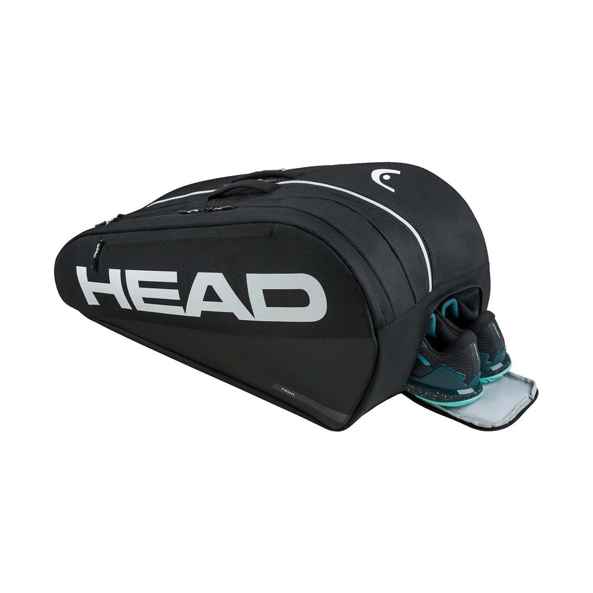 Head Tour L Tennistas Zwart 9R