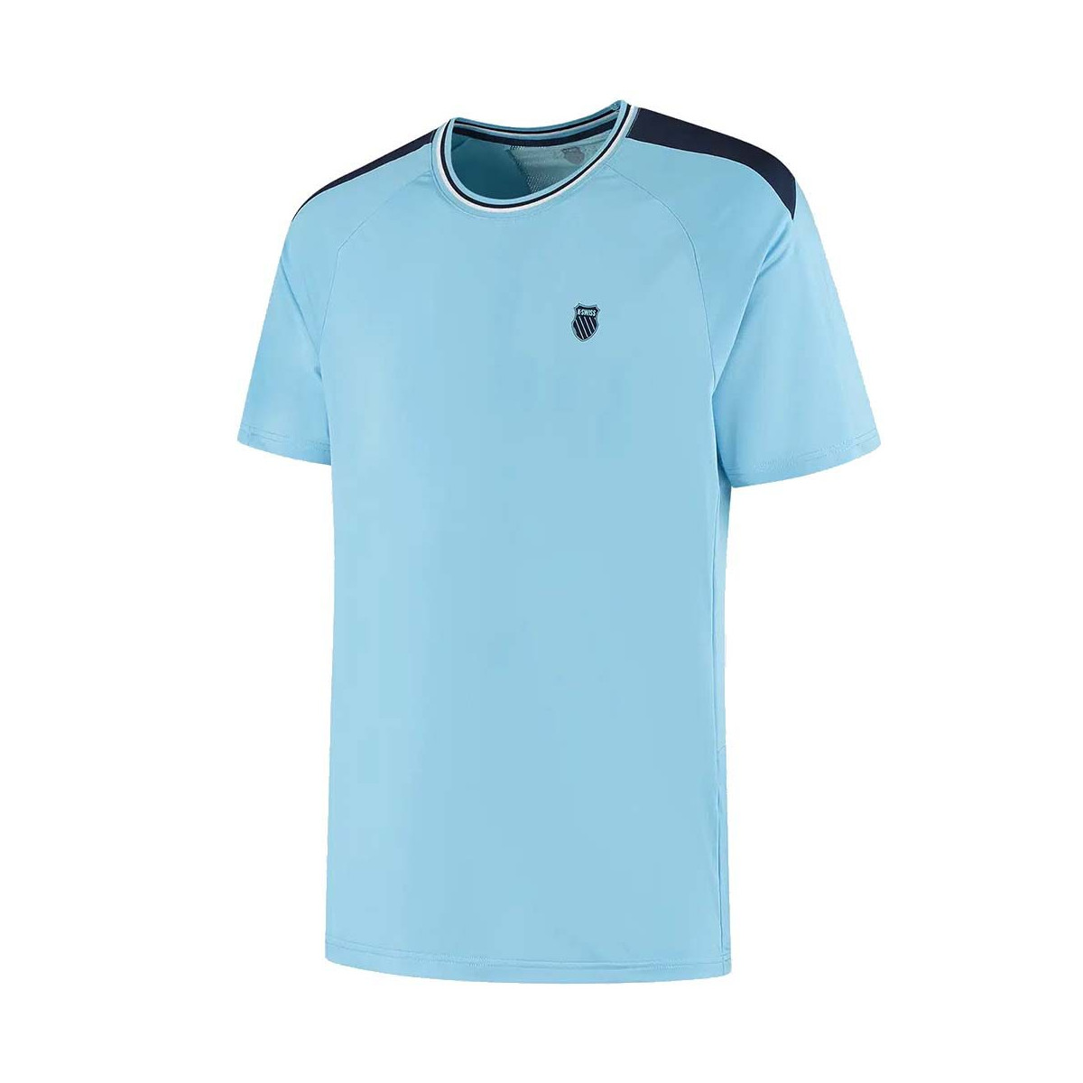 K-Swiss Hypercourt Mesh Crew 5 T-shirt Blauw