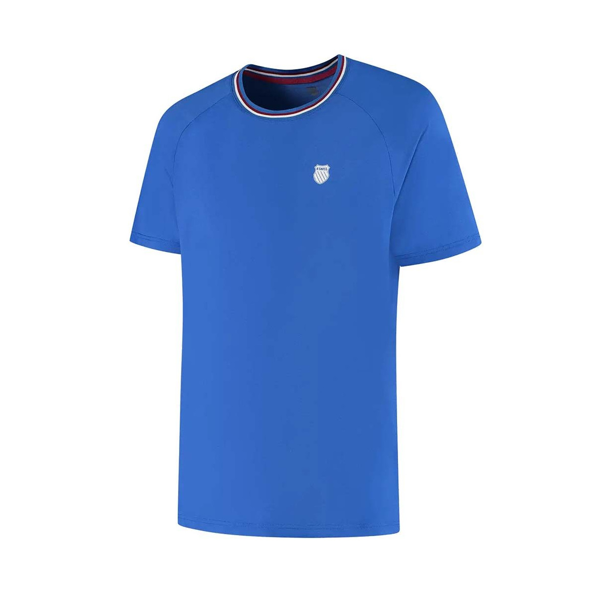 K-Swiss Hypercourt Melange Crew T-shirt Blauw
