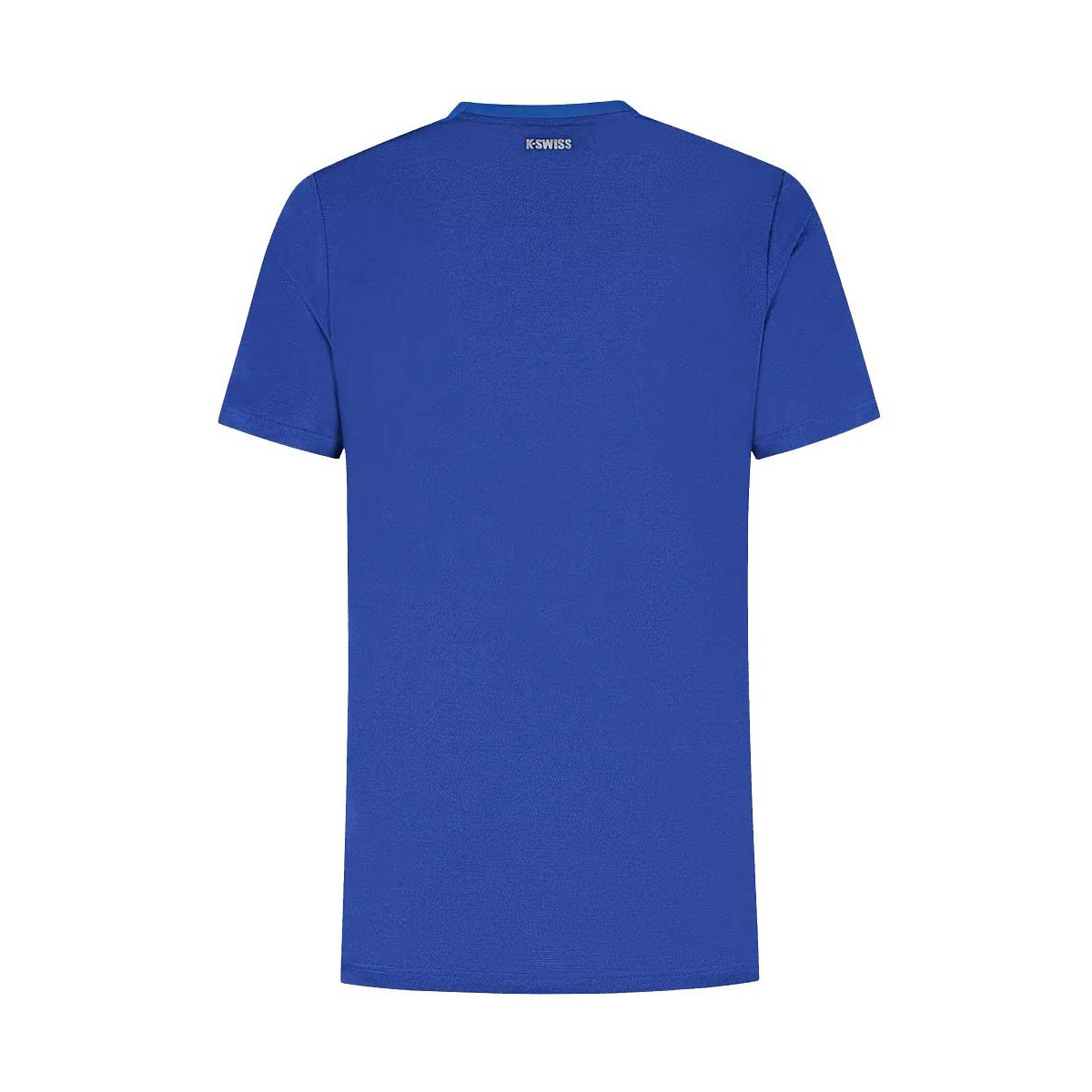 K-Swiss Hypercourt Tee Jacquard Blauw T-Shirt