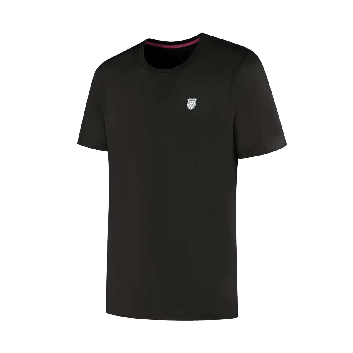 K-Swiss Hypercourt Jacquard T-shirt zwart