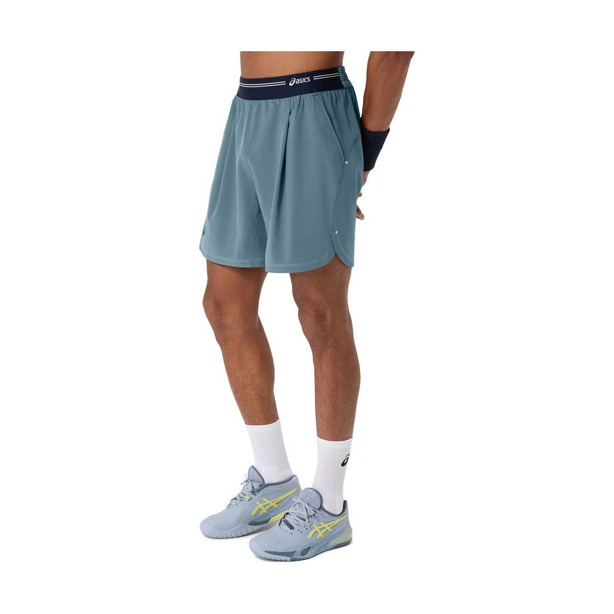 Asics Game short blauw / grijs