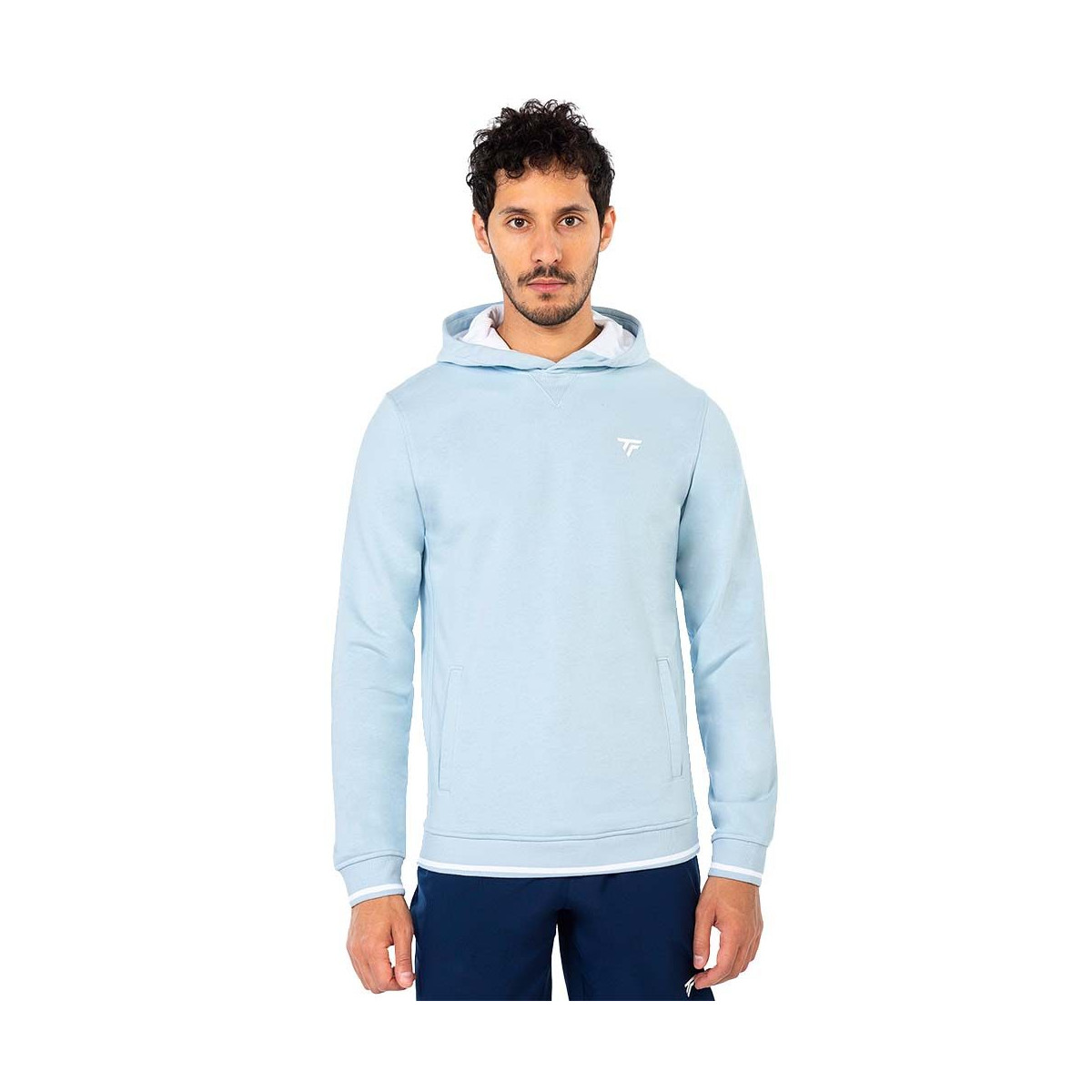 Tecnifibre Team Terry Hoodie Lichtblauw Sweatvest
