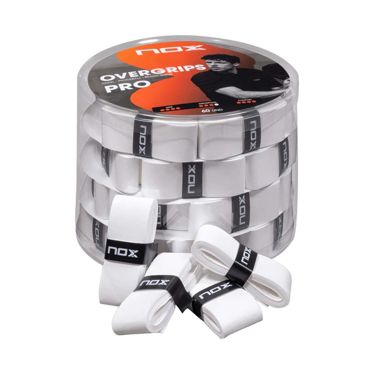 Nox Pro overgrips wit x60