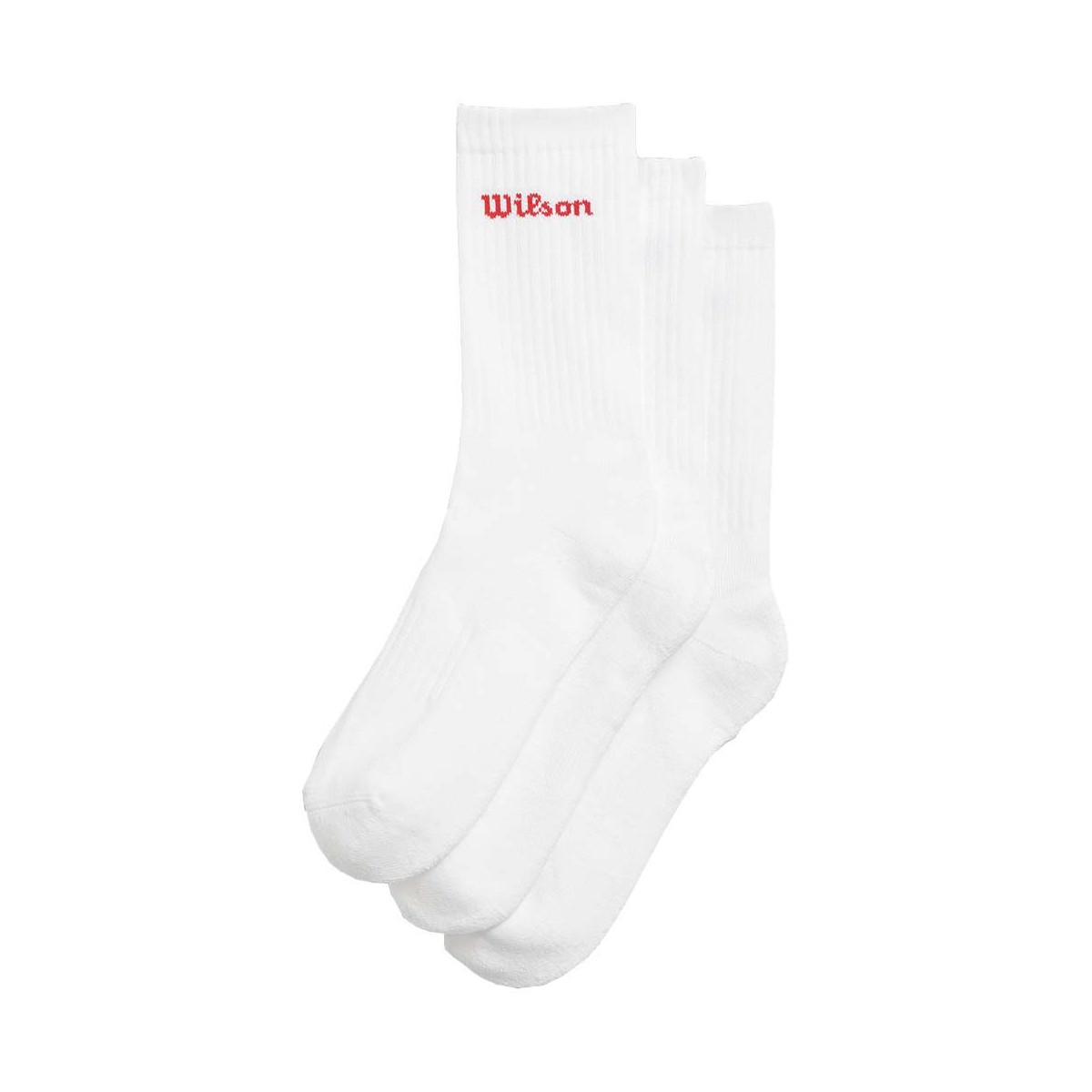 Wilson Crew Logo sokken 3-pack wit