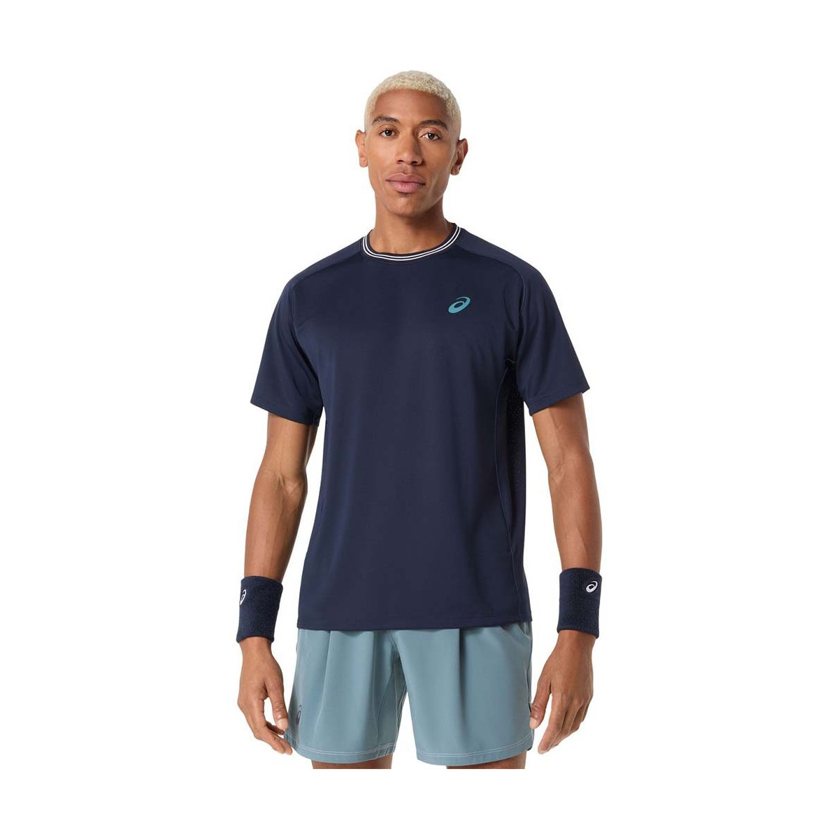 Asics Game SS T-shirt marineblauw