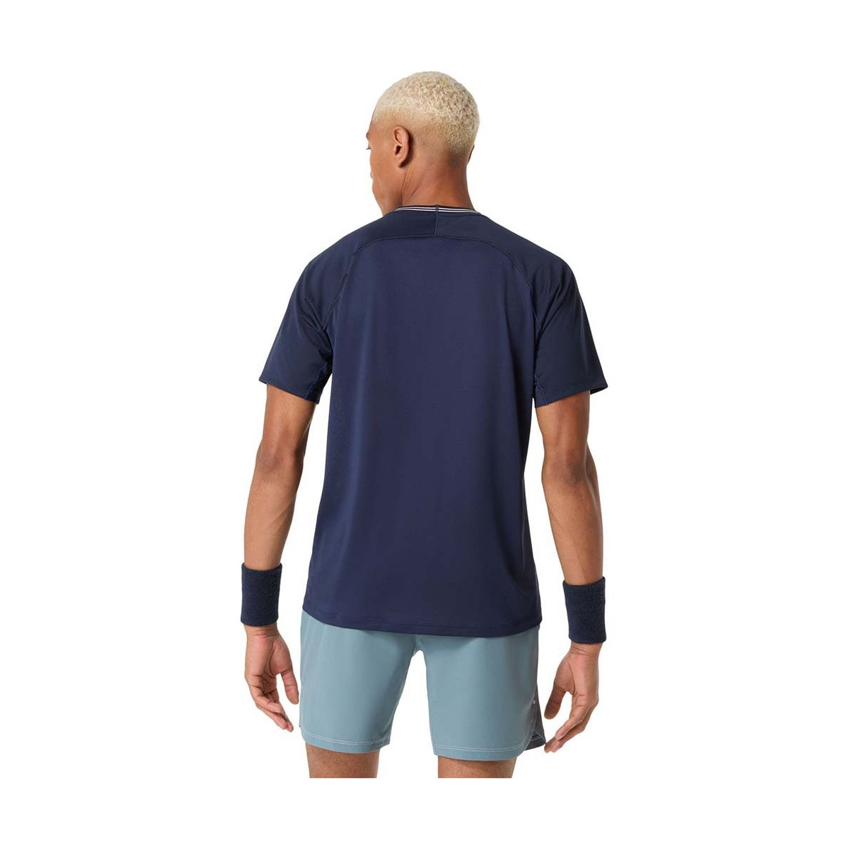 Asics Game SS T-shirt marineblauw