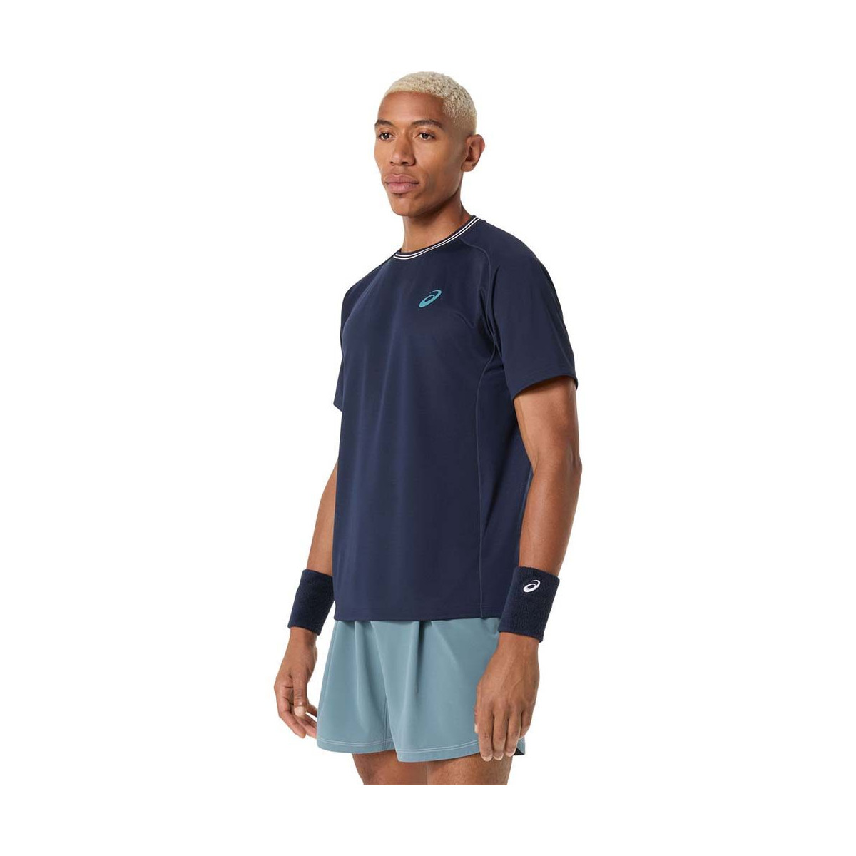 Asics Game SS T-shirt marineblauw