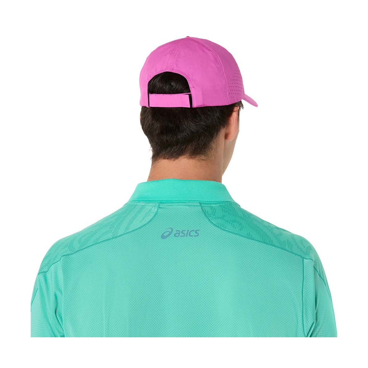 Asics Match Jacquard SS polo groen