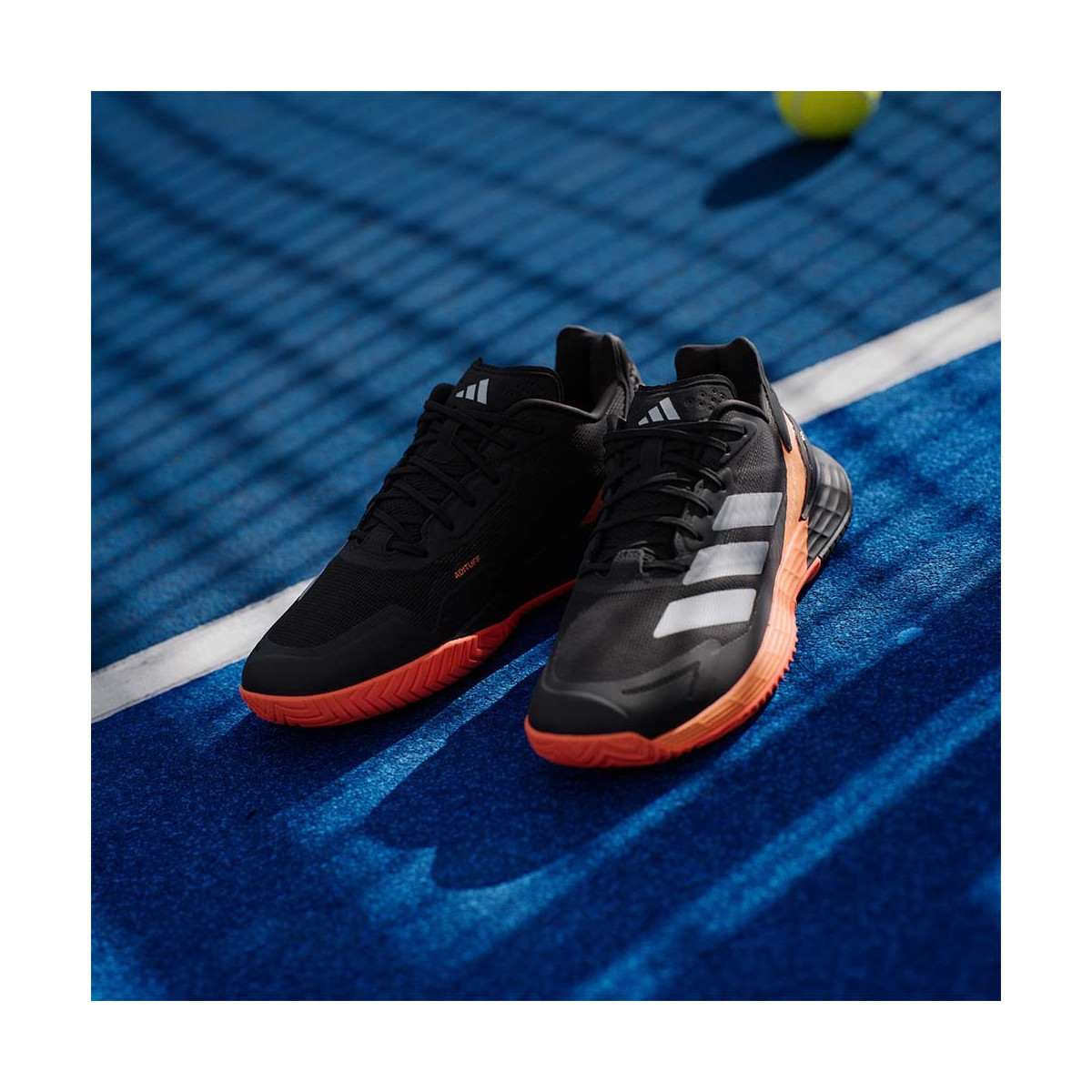 Adidas Defiant Speed 2 tennisschoenen zwart / oranje